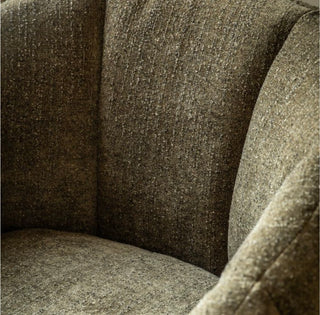 Moss Green Textured Tub Chair
