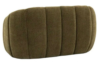 Moss Green Textured 2 Seater Sofa