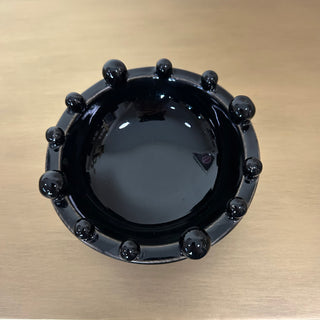 Black Ceramic Trinket Bowl