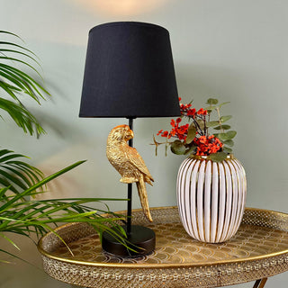 Gold Parrot Table Lamp