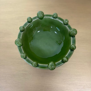 Green Ceramic Trinket Bowl