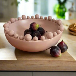 Pink Blush Matt Bobble Bowl