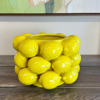 Ceramic Vase with Lemons