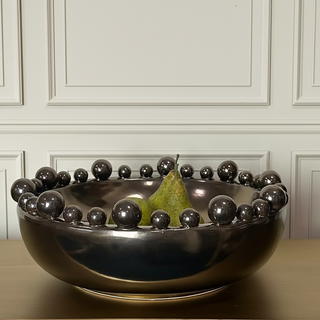 Bronze Ceramic Bobble Bowl
