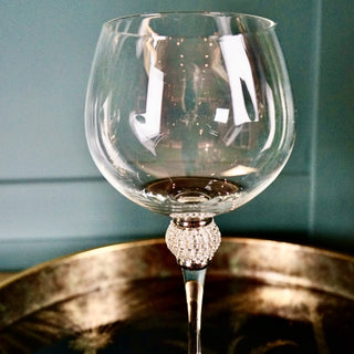 Diamanté Gin Balloon Glasses