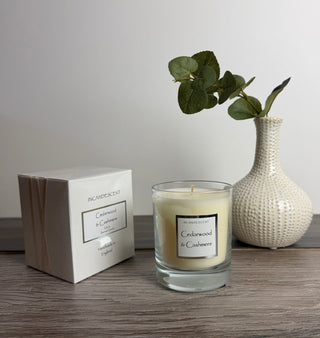 Incandescent Cedar and Cashmere Scented Candle