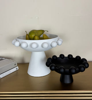 Black Elevated Decorative Bowl