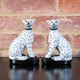 Sassy Sitting Leopards Set of 2